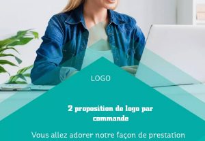 Je peux vous créer votre logo personnalisé pour votre business